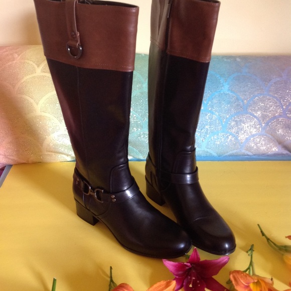 Bandolino Shoes - Black and Brown Boots